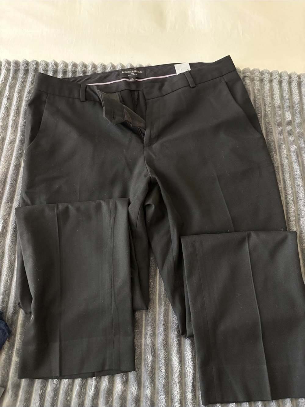 Banana Republic Men's Black Dress Pants - Modern Taper